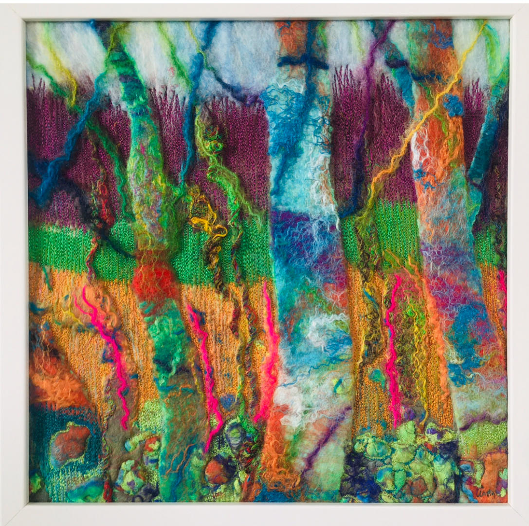 Felted Art – ‘Gentle Forest’