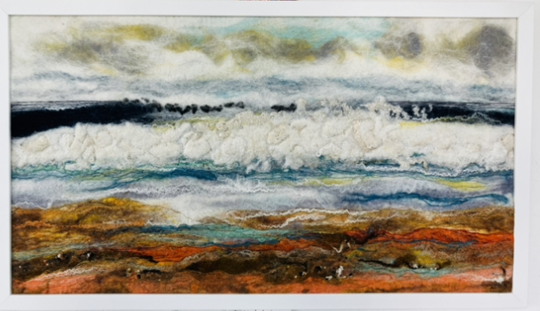 Felted Art – ‘After the Storm’