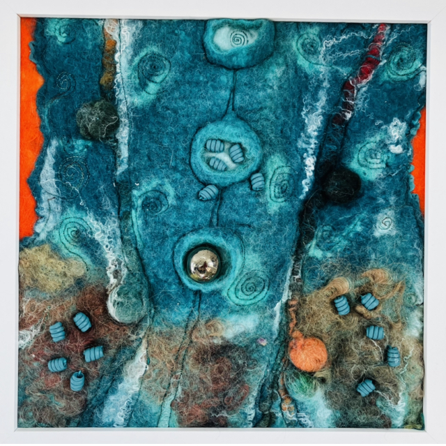 Felted Art – ‘Fruits of the Sea’