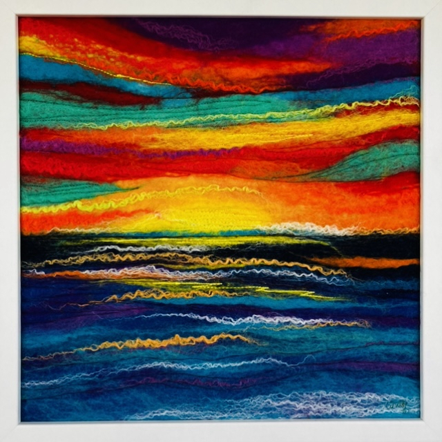 Felted Art – ‘Reflections’